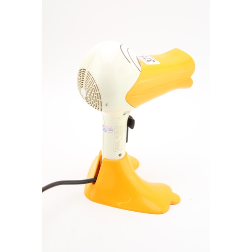 375 - A Remmington 'Duck & Dry' Novelty hair dryer. Height 26cm.