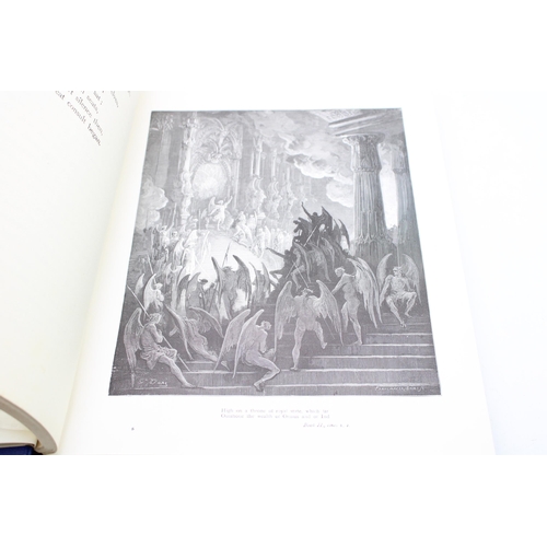 382 - Milton's Paradise Lost illustrated by Gustave Dore, blue cloth, black lettering and blind portrait o... 