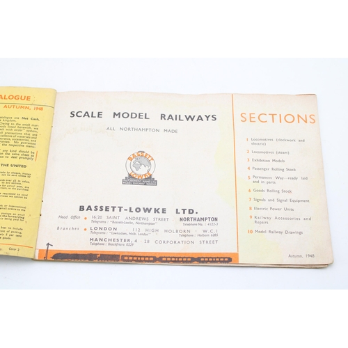 404 - A Bassett-Lowke Gauge 'O' scale model railways catalogue autumn 1948