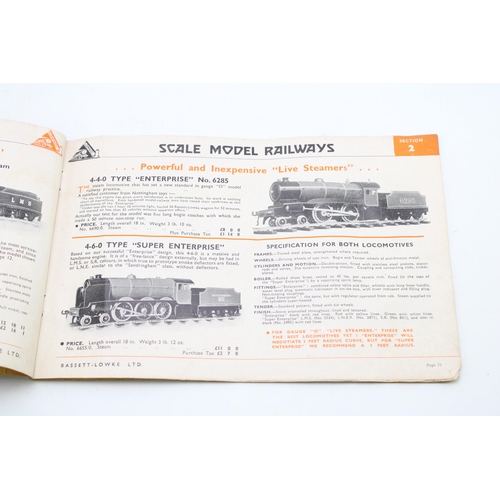 404 - A Bassett-Lowke Gauge 'O' scale model railways catalogue autumn 1948