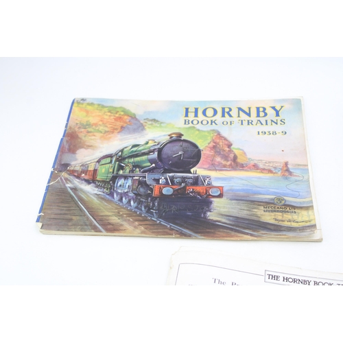 420 - Three Hornby Books of Trains, 1930s editions, including O' Gauge catalogues, one edition with 64 pag... 