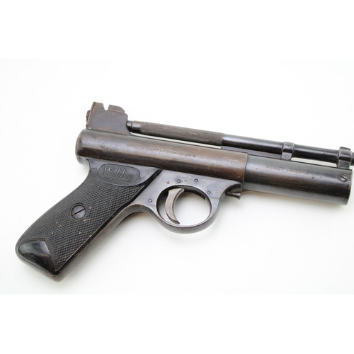 439 - A vintage air pistol 'The Webley mark I' .22 calibre. Length 22cm.