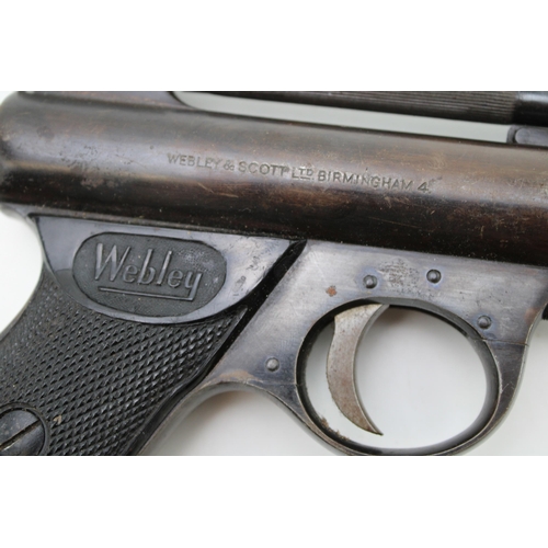 439 - A vintage air pistol 'The Webley mark I' .22 calibre. Length 22cm.