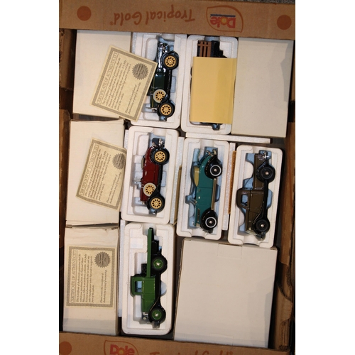 487 - A collection of boxed Arko Products die cast model vehicles to include classic American cars, '1937 ... 