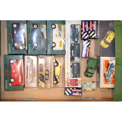 491 - A collection of vintage die cast model vehicles to include boxed Saico and Solido models together wi... 