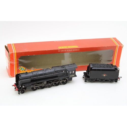 501 - A boxed Hornby Railways B.R 9F 92108 Locomotive and Tender.