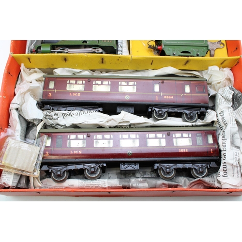 507 - A boxed Hornby Railways O Gauge set to include and LNER 0-2-0 Tender Engine and rolling stock, inclu... 