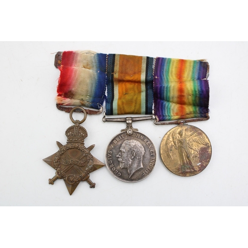 522A - World War One trio of medals, PTE Z LE ROUX SASC (3).