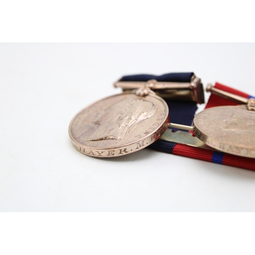 522B - A pair of Metropolitan Police medals, awarded to PC J HAYER later INSP J HAYER C DIV, Queen Victoria... 