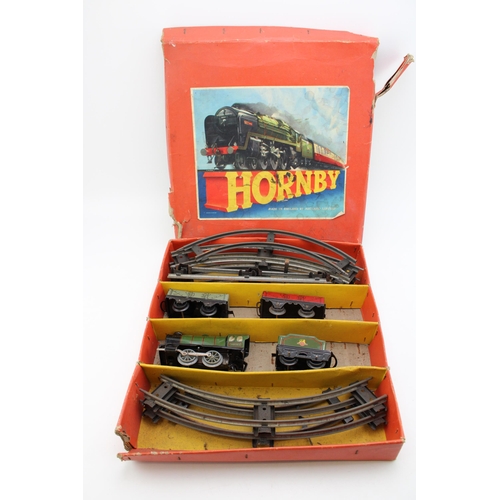 524 - A boxed Hornby O Gauge Goods Set No. 20. made by Meccano Ltd.