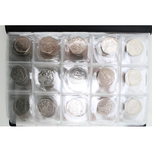 546 - A quantity of UK coinage to include fifty-seven collectable 50p pieces (57) of note 2012 olympics ex... 