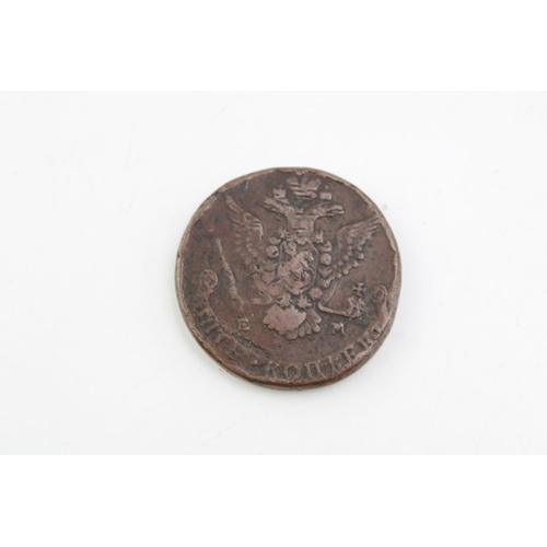 549 - A 1778 Five Kopek Russian copper coin