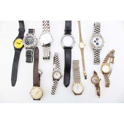 551 - A collection of gentleman's and ladies wristwatches to include Accurist, Hamnett, Pierre Cardin and ... 