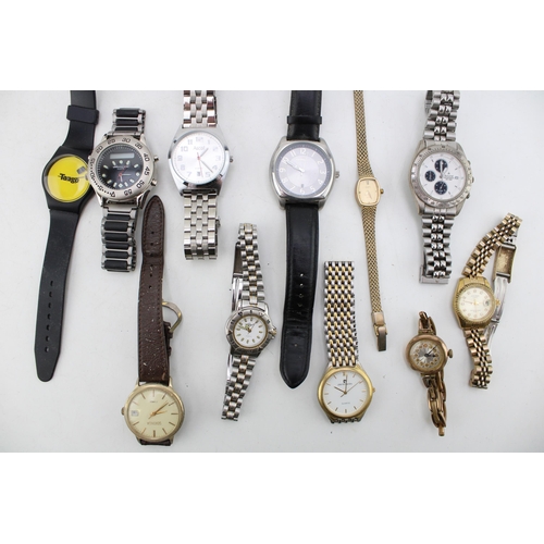 551 - A collection of gentleman's and ladies wristwatches to include Accurist, Hamnett, Pierre Cardin and ... 