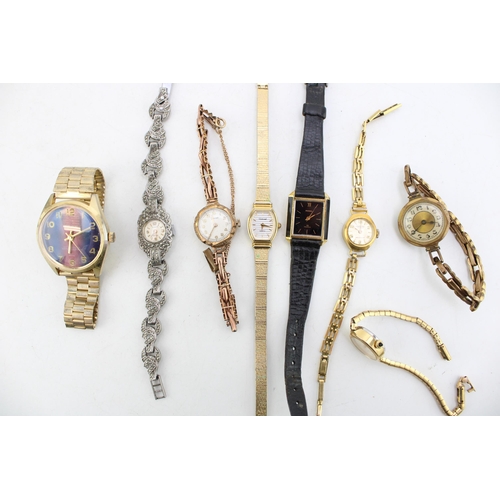 574 - A group of various vintage watches including a 21 Original De Luxe, Antimagnetic, Water Resistant ex... 