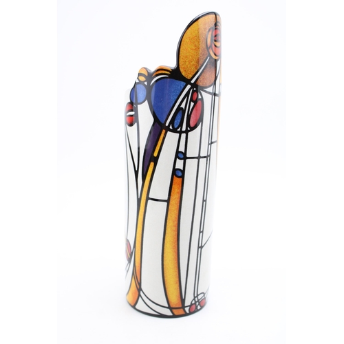 64 - John Beswick Dartington Vase Mackintosh Rose vase. Inspired by Charles Rennie Mackintosh. Height 27c... 