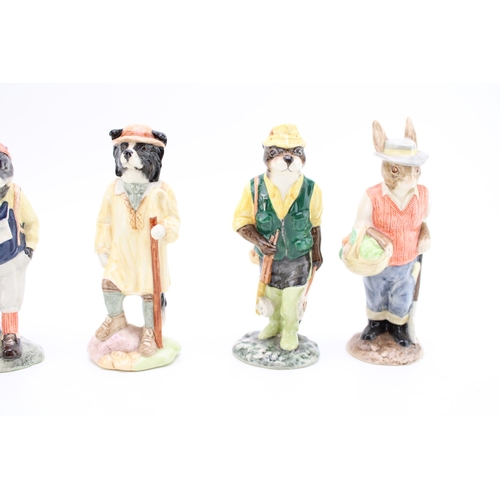 68 - Beswick English Country Folk to include Hiker Badger, Gentleman Pig and others (6).