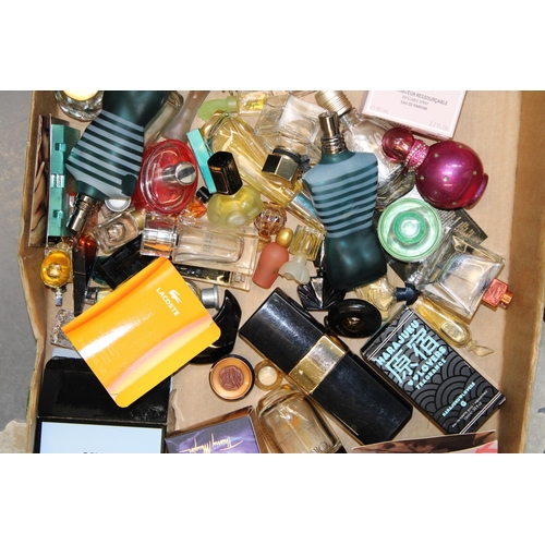 150 - A mixed collection of designer perfumes and perfumes bottles. (Qty)