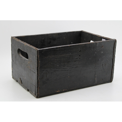 156 - A vintage wooden bottle crate suitable for storing 7