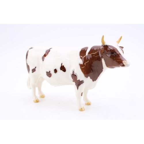 181 - Beswick Ayrshire Bull with a Pigeon (both restored).