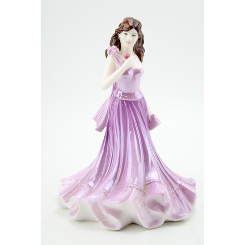 217 - Coalport figure 'Someone Special' limited edition of 2000. Height 22cm.