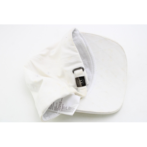 256 - A Bentley Motors official baseball cap. Cream cotton with metallic Bentley logo.