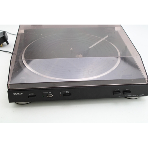 267 - A Denon record deck, DP - 200 USB, USB Record Player.