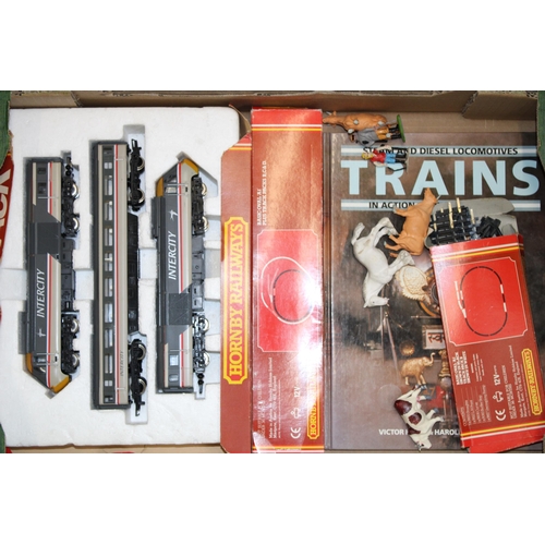 64 - A collection of model railway items to include Hornby 'Made in Great Britain' Intercity set, togethe... 