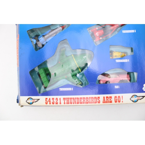 67 - A boxed Matchbox 'Thunderbirds Rescue Pack' c1992. To include TB1, TB2, TB3, TB4 and Lady Penelope's... 