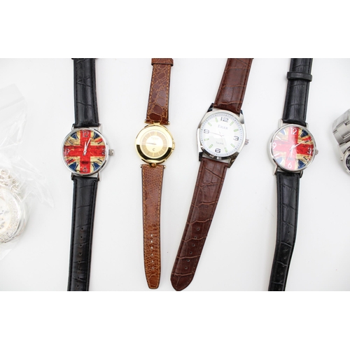 32 - A collection of fashion watches to include boxed examples by American Legend, modern pocket watch an... 