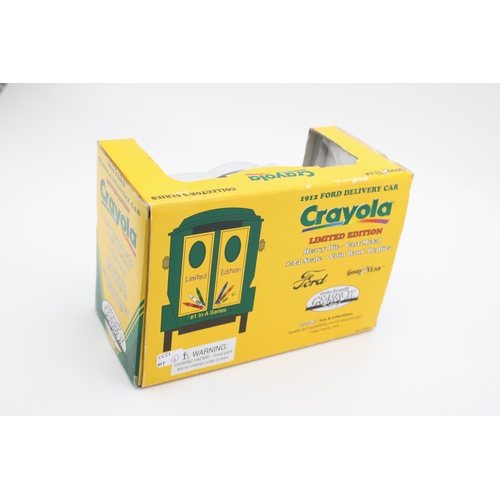 41 - A boxed Good Year 'Crayola' limited edition die cast vehicle money bank / coin bank. Die cast vehicl... 