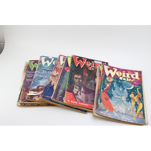 48 - A collection of ten Weird Tales magazines from the 1950s