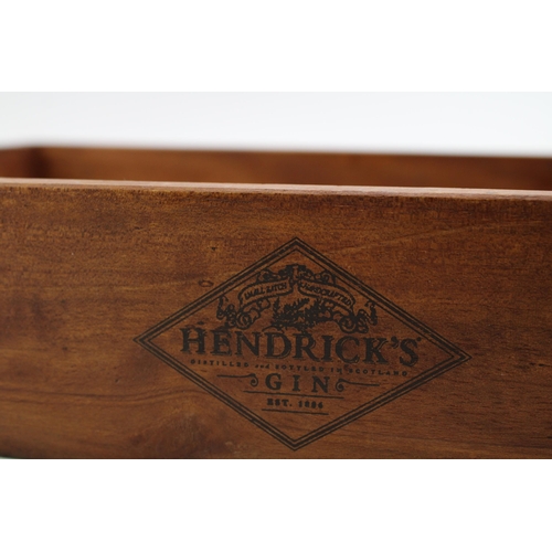 66 - A Hendrick's Gin advertising wooden tray. 33cm x 52cm.