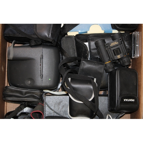 82 - A mixed collection of cameras, accessories and equipment to include CANON EOS 700 with CANON Zoom Le... 