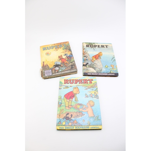 86 - Three Rupert The Bear Annuals, 1968, 1969 and 1975. (3)