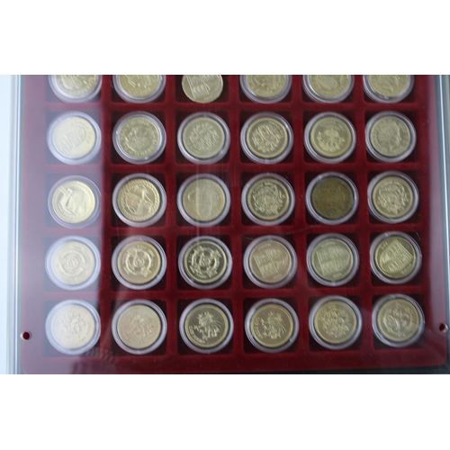 75 - A collection of collectors £1 coins, 96 old £1 coins, some with scarce designs (96 £1 coins).