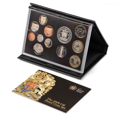 84 - Royal Mint 2009 UK Proof Coin Set with Kew Gardens 50p with certificate.