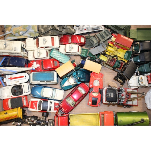 1127 - A collection of vintage die cast model vehicles to include Dinky, Matchbox and Corgi toys to include... 