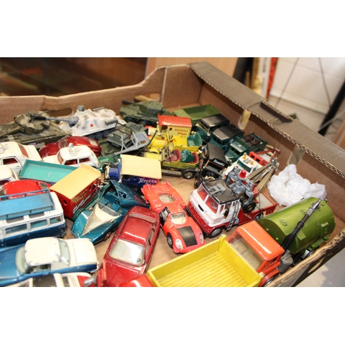 1127 - A collection of vintage die cast model vehicles to include Dinky, Matchbox and Corgi toys to include... 