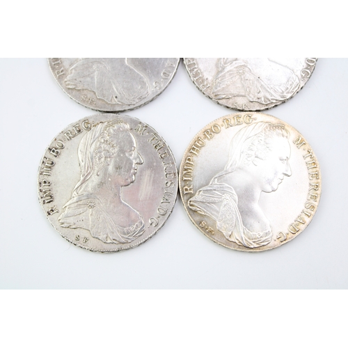 119 - Four silver Maria Theresa Thaler coins, total 112.4g (4).