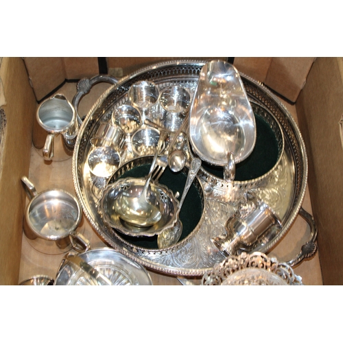 182 - A collection of silver plated items to include, candle stick, drinks tray, wine coasters, bon-bon di... 