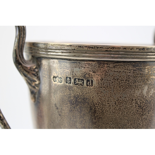 184 - Two handled sterling silver trophy 'Birchill's Angling Society, Challenge Cup 1931, Birmingham 1903,... 