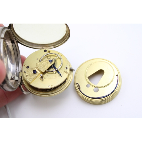 25 - Two pocket watches to include a Theodore Prior Geneve No.15412 and a silver Improved Patent example,... 