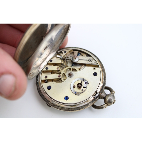 25 - Two pocket watches to include a Theodore Prior Geneve No.15412 and a silver Improved Patent example,... 