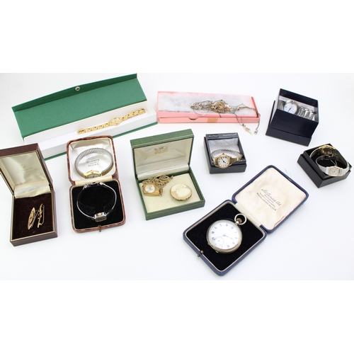 487 - A large group of vintage and later costume jewellery, including an early 20th century foliate brooch... 