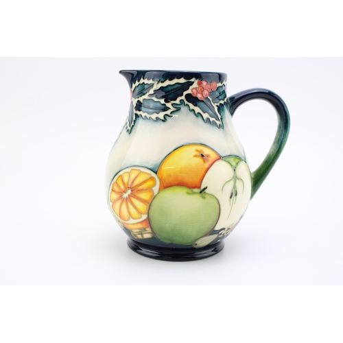 Moorcroft limited edition jug in a festive pattern, 10/20, 15cm tall.