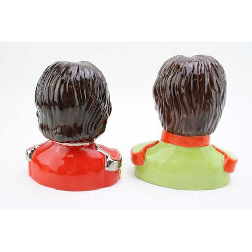 637 - Peggy Davies Beatles Pop Legend busts, to include John Lennon, limited edition of 500 (2), 15cm tall... 