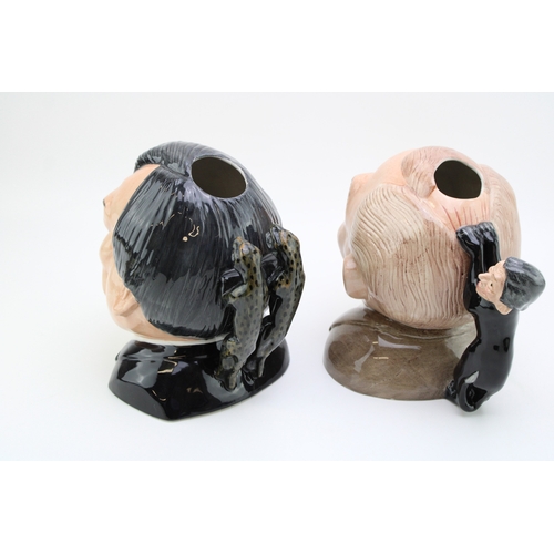 643 - Large Bairstow Manor Pottery Political Toby jugs to include Toby Livingstone and Toby Prescott (2), ... 