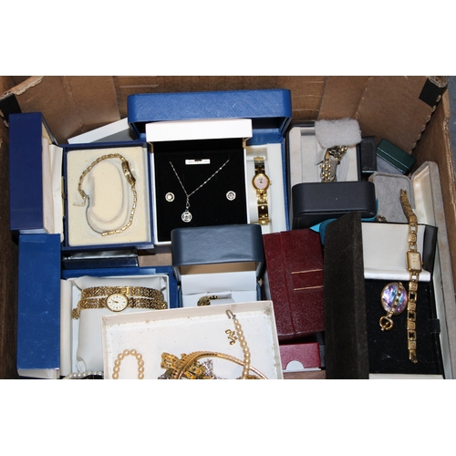 66 - A collection of costume jewellery to include vintage brooches, cased cultured pearls, Wedgwood cameo... 