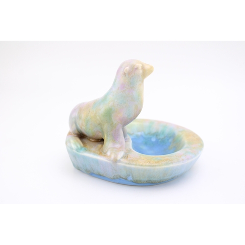 671 - Beswick Seal Ashtray 360 in mottled colourway, 14.5cm diameter.